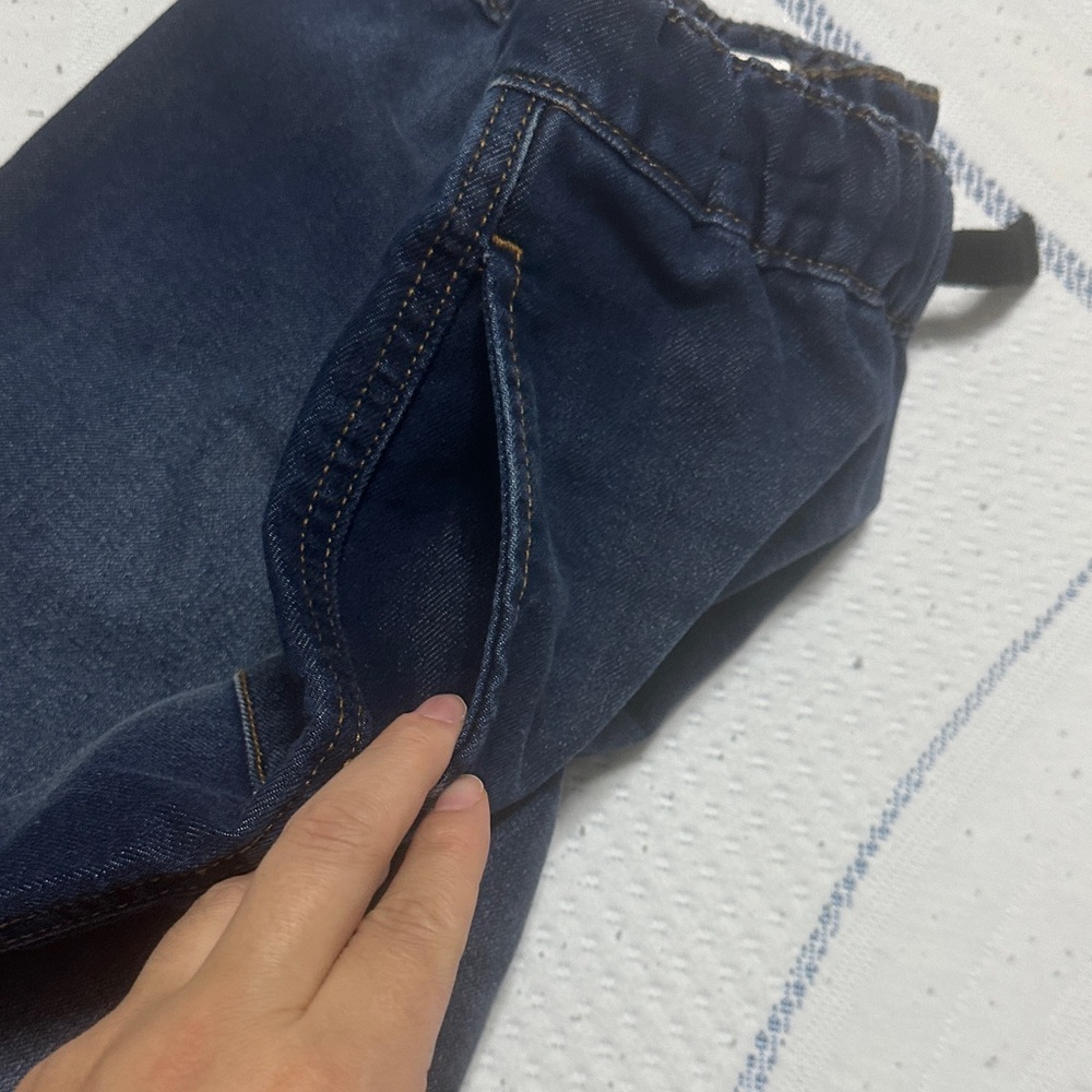 Calvin Klein Dark Blue Denim Shorts - Picture 4 of 5